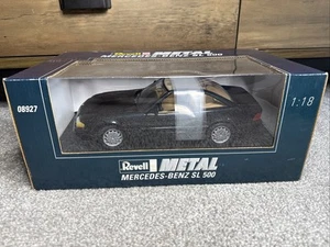 REVELL DIECAST 1/18 MERCEDES BENZ 500 SL TECHO TRANSPARENTE EXTRAÍBLE CUPÉ - Imagen 1 de 12