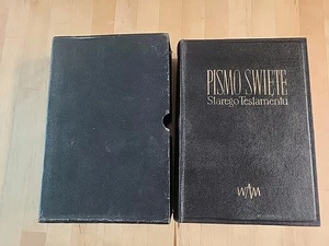 Pismo Swiete Starego Testamentu 1956 Hardcover With Sleeve ORIGINAL  - Imagen 1 de 9