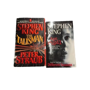 Stephen King Book Bundle - The Apt Pupil & The Talisman - Book Lot Very Good - Foto 1 di 3