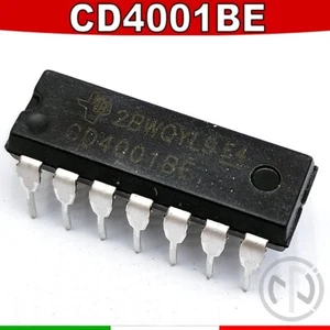 CD4001 BE Porta logica NOR circuito integrato - Foto 1 di 1