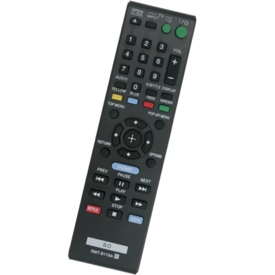 New Replace Remote for Sony Blu-ray Player BDP-BX18 BDP-S185 BDP-S190 BDP-S2100