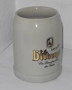 Bierkrug - Bitburger Pils - Bitte ein Bit - Steingutkrug Top - Bild 1 von 1