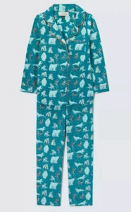 Their Nibs PJ's Pyjama Set Age 2 - 3 Years Artic Party Bears Boys Girls - Teal - Picture 1 of 4