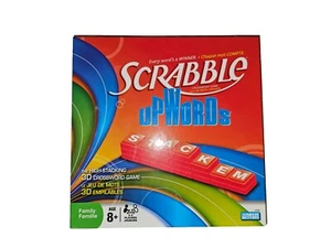 Parker Brothers Hasbro SCRABBLE UPWORDS High-Stacking 3D Crossword Game - Picture 1 of 4