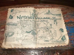 Nantahala Village Map Placemat 1967  - Picture 1 of 4