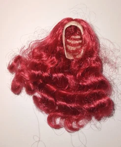Parrucca donna capelli ricci rossi scala 1/6 per scolpire testa di donna 12" - Foto 1 di 2
