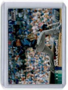 2020 Stadium Club Chrome Refractor Justus Sheffield Seattle Mariners #4