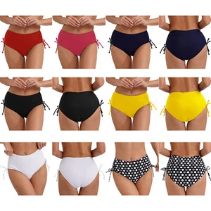 Mujer Bikini Corbatas Ajustables Pantalones Tankini Calzoncillos Trajes de Baño Lencería - Imagen 1 de 80