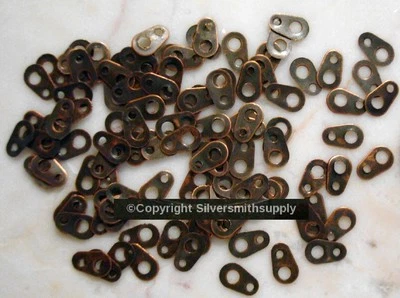 100 broches de pulsera de collar de cadena de metal chapado en cobre antiguo FPC306 Foto 1 de 3