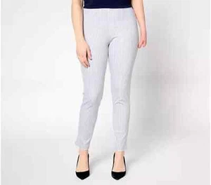 Women with Control Stretch Dnim Slim Leg Pants-Grey-Petite Medium A681272 - Picture 1 of 3