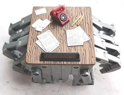 Spider-Man Spider Power Series 1999 Jonah Jameson pieza de escritorio transformadora ToyBiz Foto 1 de 2