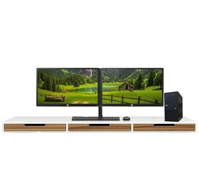 FAST i5 6th Gen Dual Monitor Trading MT PC Setup- 16GB DDR4 512GB SSD Win 11 - Image 1 of 4