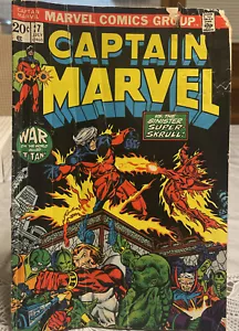 Captain Marvel #27 1st Full Appearance Eros/Starfox/HarryStyles Marvel 1973 - Picture 1 of 3