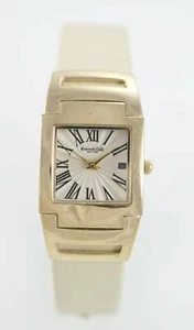 Kenneth Cole Reloj de Mujer Inoxidable Oro Beige Cuero Fecha Batt Plata Cuarzo - Imagen 1 de 3