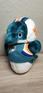 Vintage NFL Football Miami Dolphins Mascot Huddles Plush 12" Read Please TD - Picture 1 of 24
