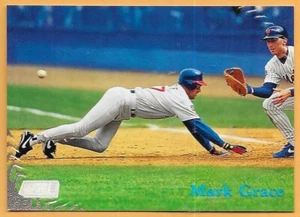 Mark Grace Chicago Cubs #253 - Topps Stadium Club casi nuevo-como nuevo 1998 - Imagen 1 de 2
