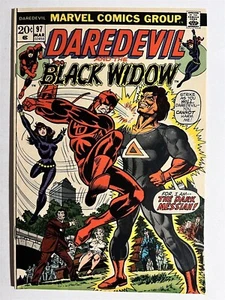 DAREDEVIL #97 MARVEL COMICS 1973 BRONZE AGE BLACK WIDOW - Bild 1 von 2