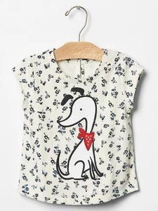 NUEVO CON ETIQUETAS Camiseta Top Bebé GAP Americana Patriótica Cachorro Perro Gráfico Tú eliges Talla NUEVA - Imagen 1 de 1