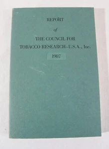 Report of the Council for Tobacco Research, USA Inc, 1987, PB, EX - Picture 1 of 4