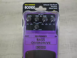 Behringer BOD100 Bass Overdrive Pedal NEW Old Stock, Never Opened! - Picture 1 of 7