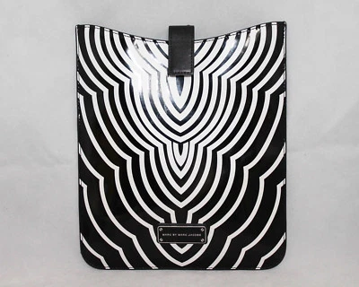 MARC JACOBS Black White iPad Sleeve Tablet Case  8.5" x 10" $98.00 - Image 1 of 4