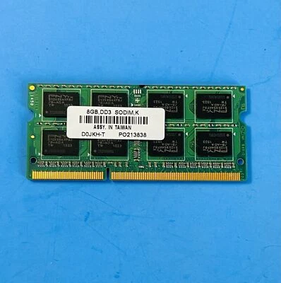 PNY 8GB DD3-1600 SODIMM Laptop Memory RAM PC3-12800 D0JKH-T - Image 1 of 4