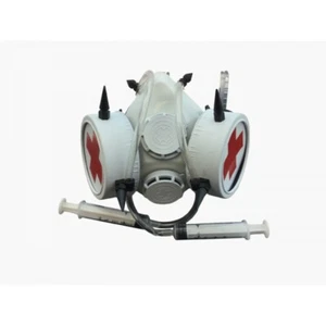 Steampunk Medic Gas Mask Respirator Masquerade Mask Costume Accessory [White] - Picture 1 of 1