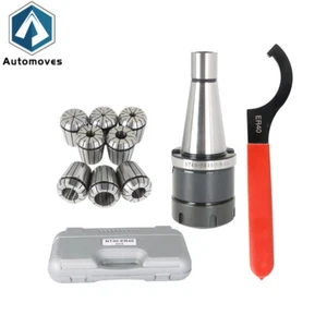 Juego de mandriles de pinza de resorte #40 ER-40 de 10 piezas precisión .0005" nuevo - Imagen 1 de 11