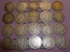 1892 to 1916 Barber Liberty Quarter Collection 20 Coins #A2-Bq20 90% Silver