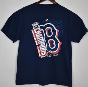 Majestic Mens MLB Boston Red Sox 2013 World Series Fall Classic T Shirt Size L - Picture 1 of 8