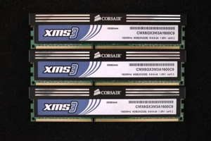 Corsair CMX6GX3M3A1600C9 DDR3 Kit 6GB (3x2) PC3-12800U DDR3-1600 CL9 #7737 - Bild 1 von 1