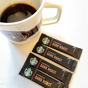 Starbucks Instant Coffee Dark Roast Sticks 4COUNT Arabica Expired on 04/2025 - Picture 1 of 6