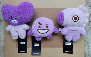 BT21 - Tata & Shooky Purple Plush (LINE Friends) (New with Tags) - Picture 1 of 3