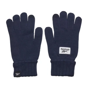 Reebok Accessories Unisex Active Foundation Knit Gloves Navy GH0476 - Picture 1 of 5