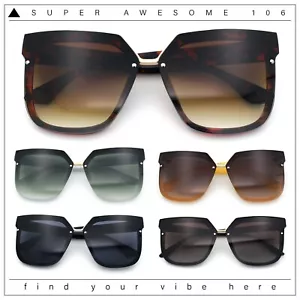 Womens Designer Squared Butterfly Chic Sunglasses - Picture 1 of 37