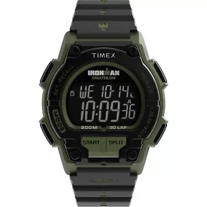 Timex TW5M64900 Ironman Shock Endure 42 mm Digital-Zifferblatt grünes Gehäuse Herrenuhr - Bild 1 von 5