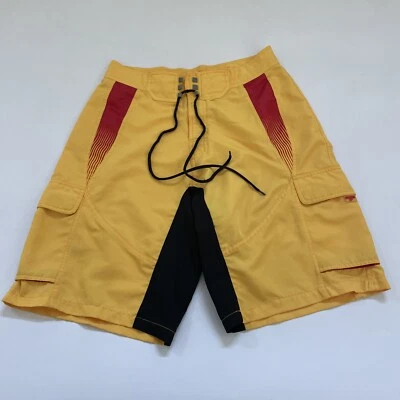 Bañador Fox Racing para Hombres 34 Amarillo Board Shorts Híbrido Carga Patinador Y2K Foto 1 de 4