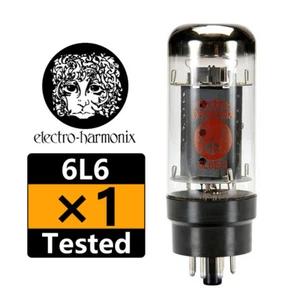 1PC Brand New Electro-Harmonix 6L6 6L6GC 6L6EH Vacuum Tube Tested Valve Tube - Picture 1 of 1