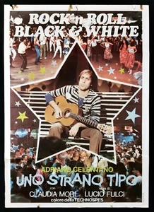UNO STRANO TYPE Poster Plakat Fulci Celentano Claudia Mori Musik E57 - Bild 1 von 1