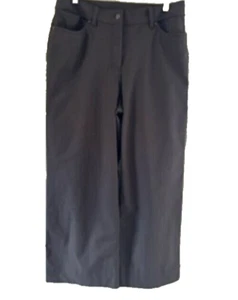 Pantalón Corto Lululemon Para Hombres Negro Sity Elegante 5 Bolsillos Pierna Ancha Talla 30x26 - Imagen 1 de 9