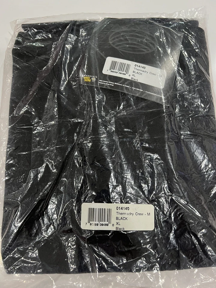 Mountain Hardware Thermadry Crew Negro XL Manga Larga  Foto 1 de 1