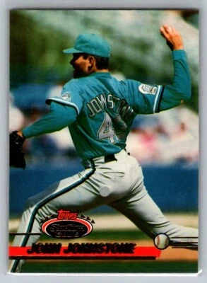 1993 TOPPS STADIUM CLUB JOHN JOHNSTONE FLORIDA MARLINS #734 - Image 1 of 2