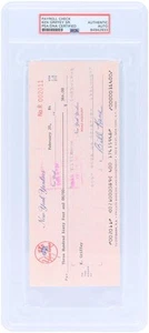 Ken Griffey Sr. New York Yankees Signed Check February 20, 1984 - PSA 84942933 - Picture 1 of 2