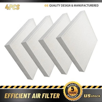 4x Filtro de aire de cabina para Hyundai Sonata 2006-2008 Kia Optima 2006-2010 Foto 1 de 4
