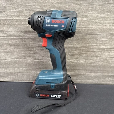 BOSCH GDR18V-1800 Brushless 1/4” Hex Cordless impact driver W/Battery Only - Image 1 of 4
