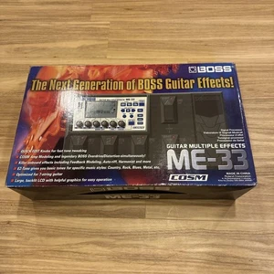 BOSS ME-33 Guitar Multi Effects Processor COSM Amp Modeling Expression Pedal - Picture 1 of 5