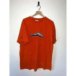 Camiseta Adidas Vintage Tres Rayas Naranja Plata Deportes Grande Logo Camiseta De Colección - Imagen 1 de 9