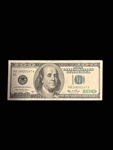 100 Dollar Schein (Hundert Dollar Schein) - Serie 2006A (sehr wenig zirkuliert) - Bild 1 von 2