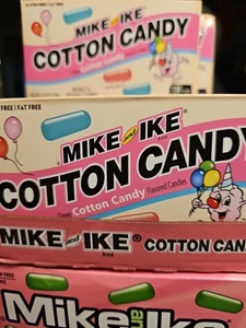 12 MIKE and IKE COTTON CANDY 4.25 THEATER BOX LIMITED EDITION HALLOWEEN CANDY - Picture 1 of 3