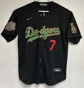 Los Angeles Dodgers Trikot Gr. XL Julio Urias World Series 2020 Mexico schwarz - Bild 1 von 15